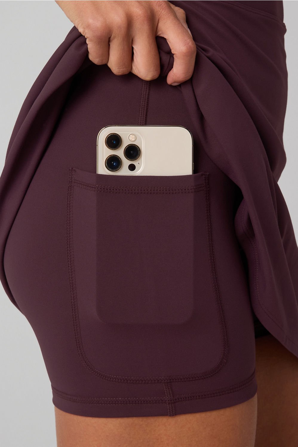 Fabletics PureLuxe Ruched Classic Mini Dress