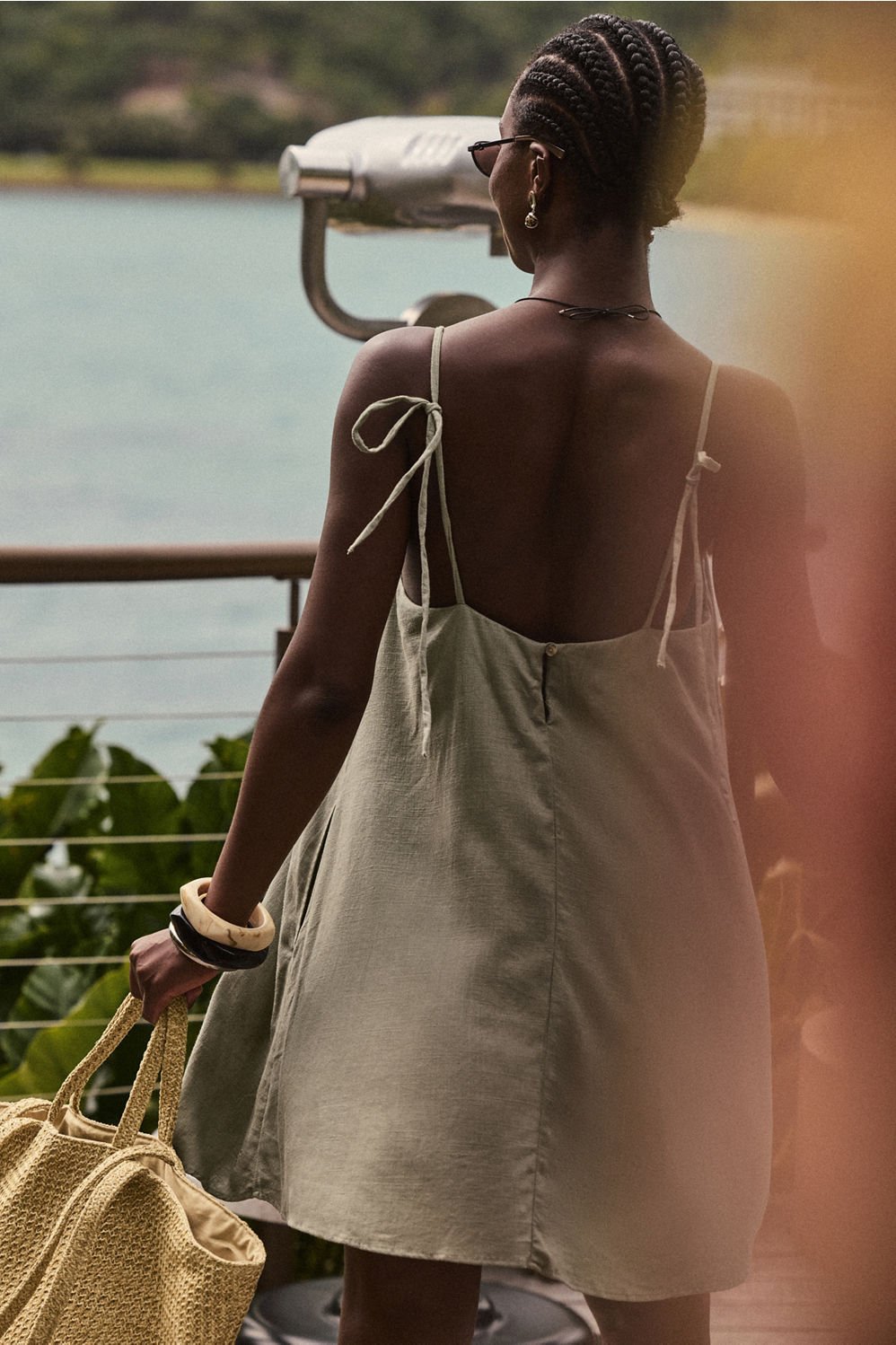 Fabletics Lifestyle Linen Shift Dress