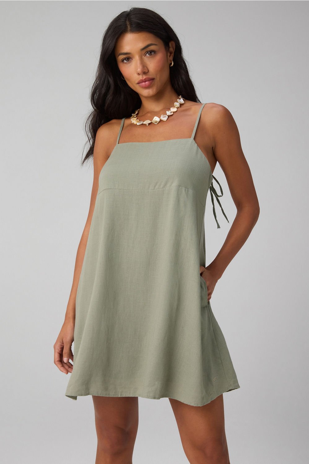 Fabletics Lifestyle Linen Shift Dress