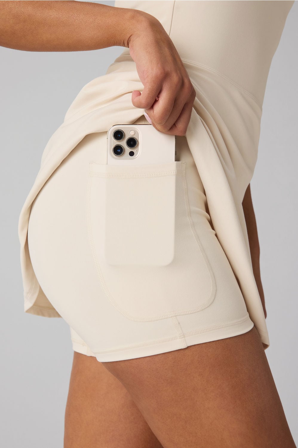 Fabletics PureLuxe Ruched Ultra Mini Dress