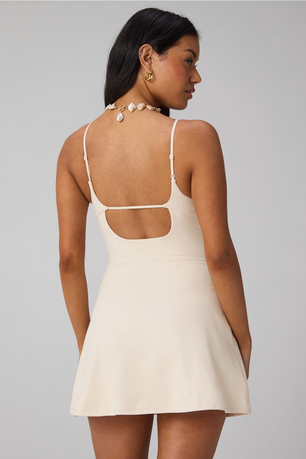 Fabletics PureLuxe Ruched Classic Mini Dress