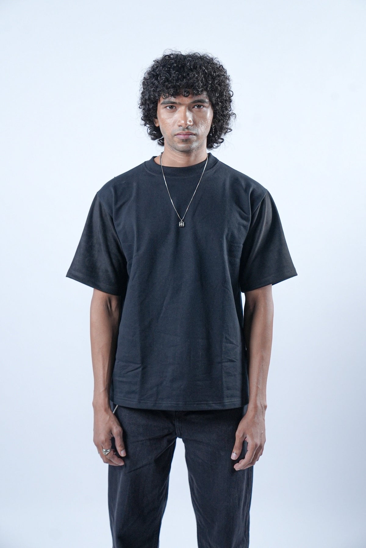 SUEDE SLEEVES TEE