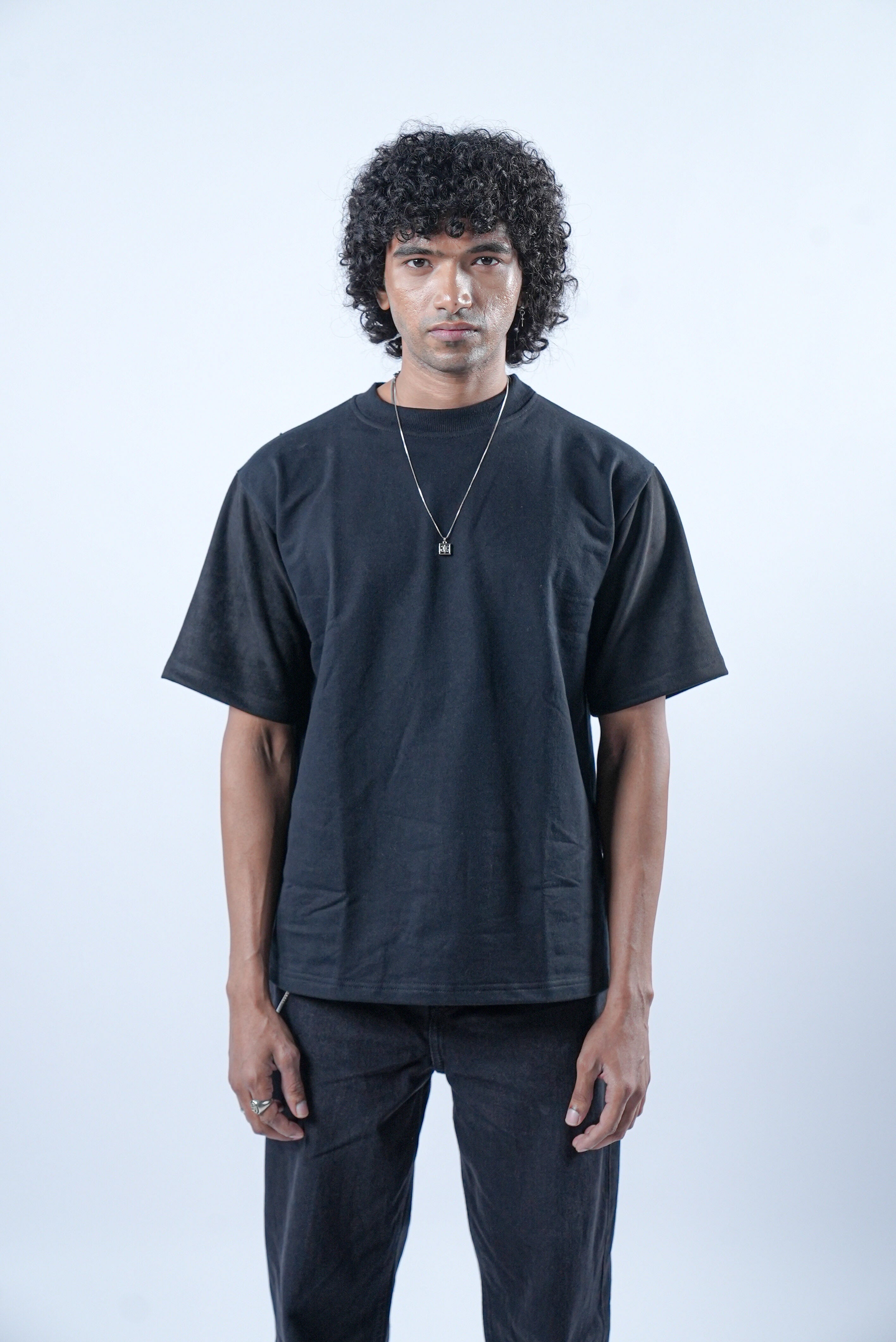 SUEDE SLEEVES TEE