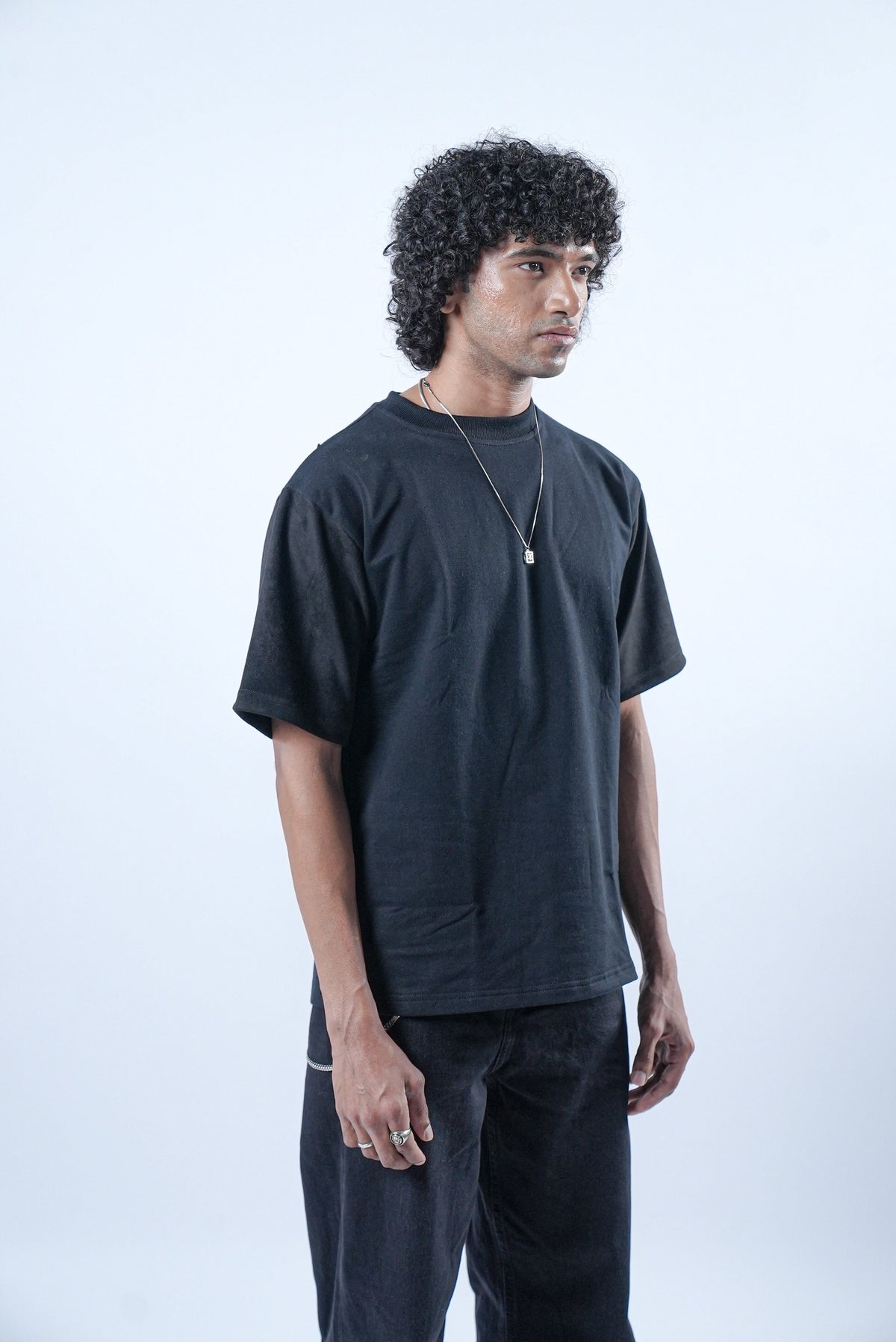 SUEDE SLEEVES TEE