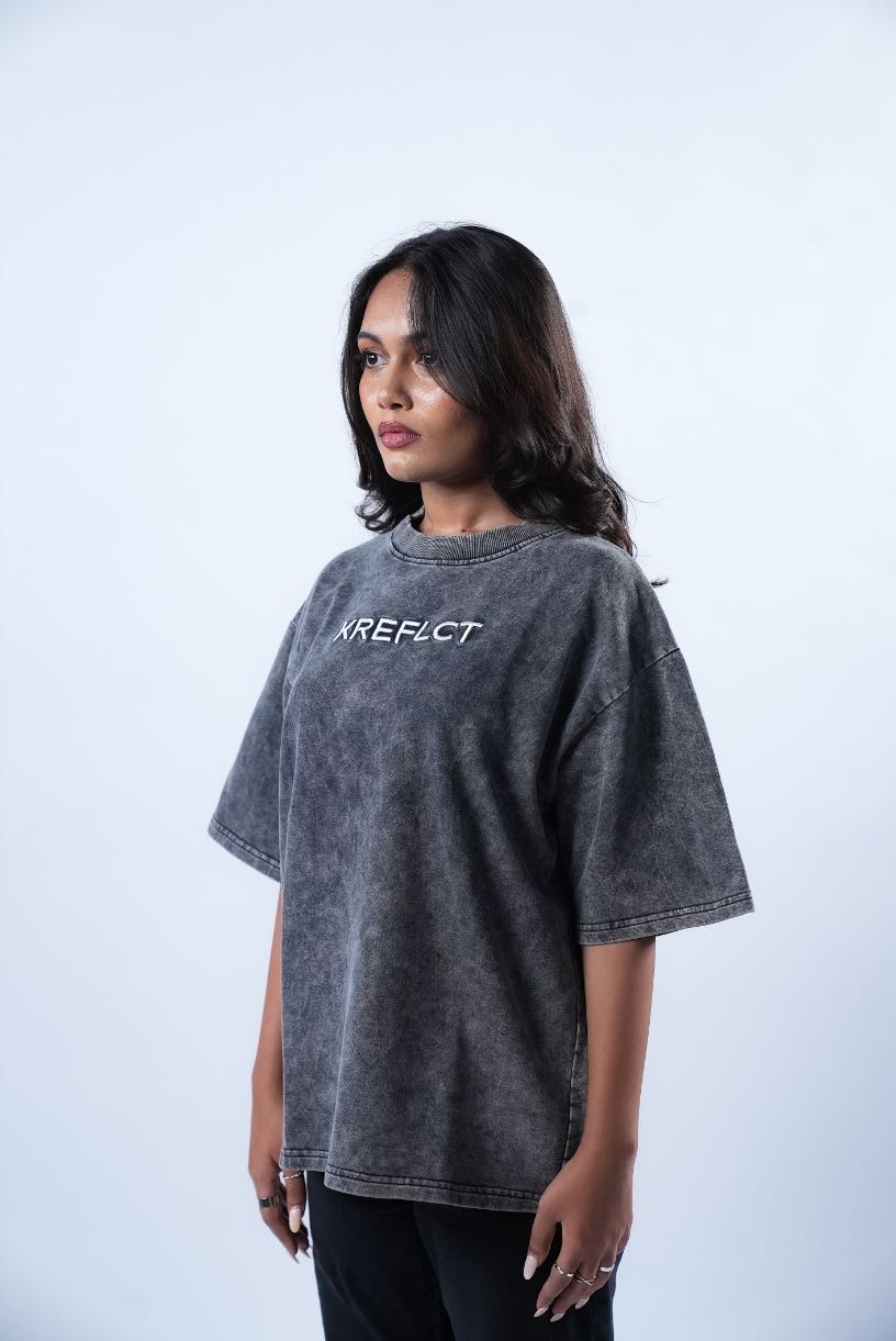 WASHED TEE - BLACK