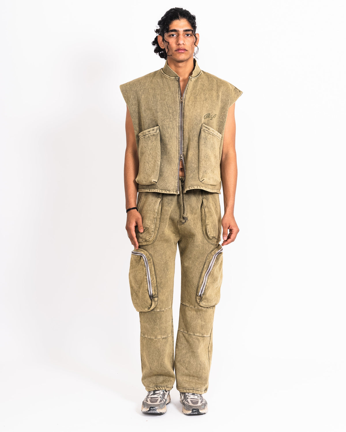 Ctrl+P Acid Wash Co Ord Set, back