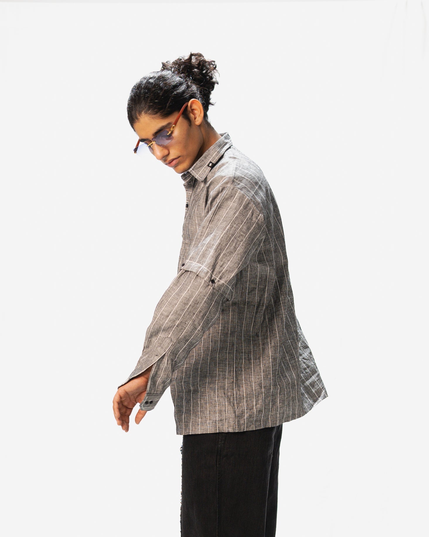 LINEN STRIPES SHIRT