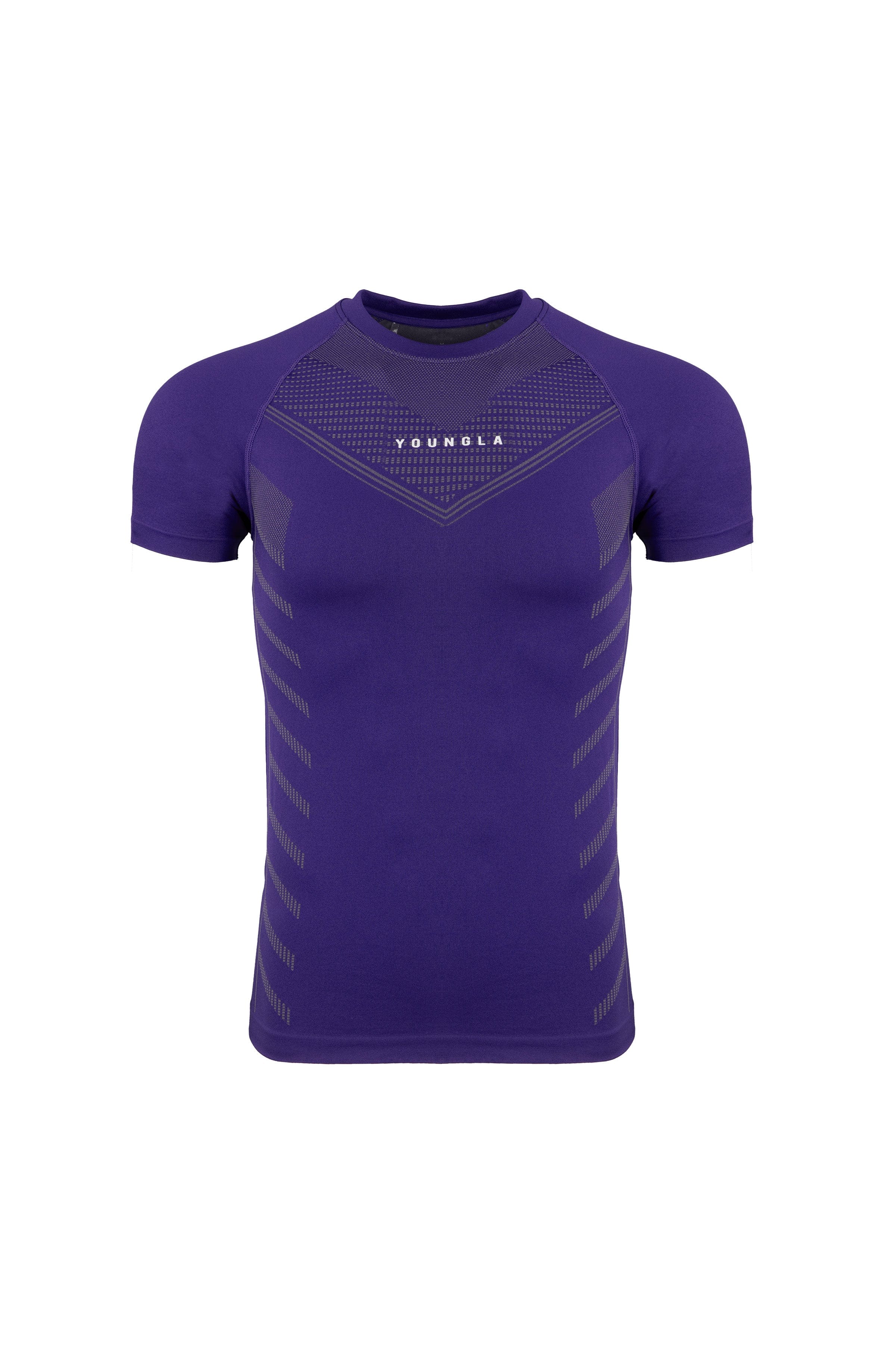 YoungLA 465 Superhero Compression Tees Dark Purple