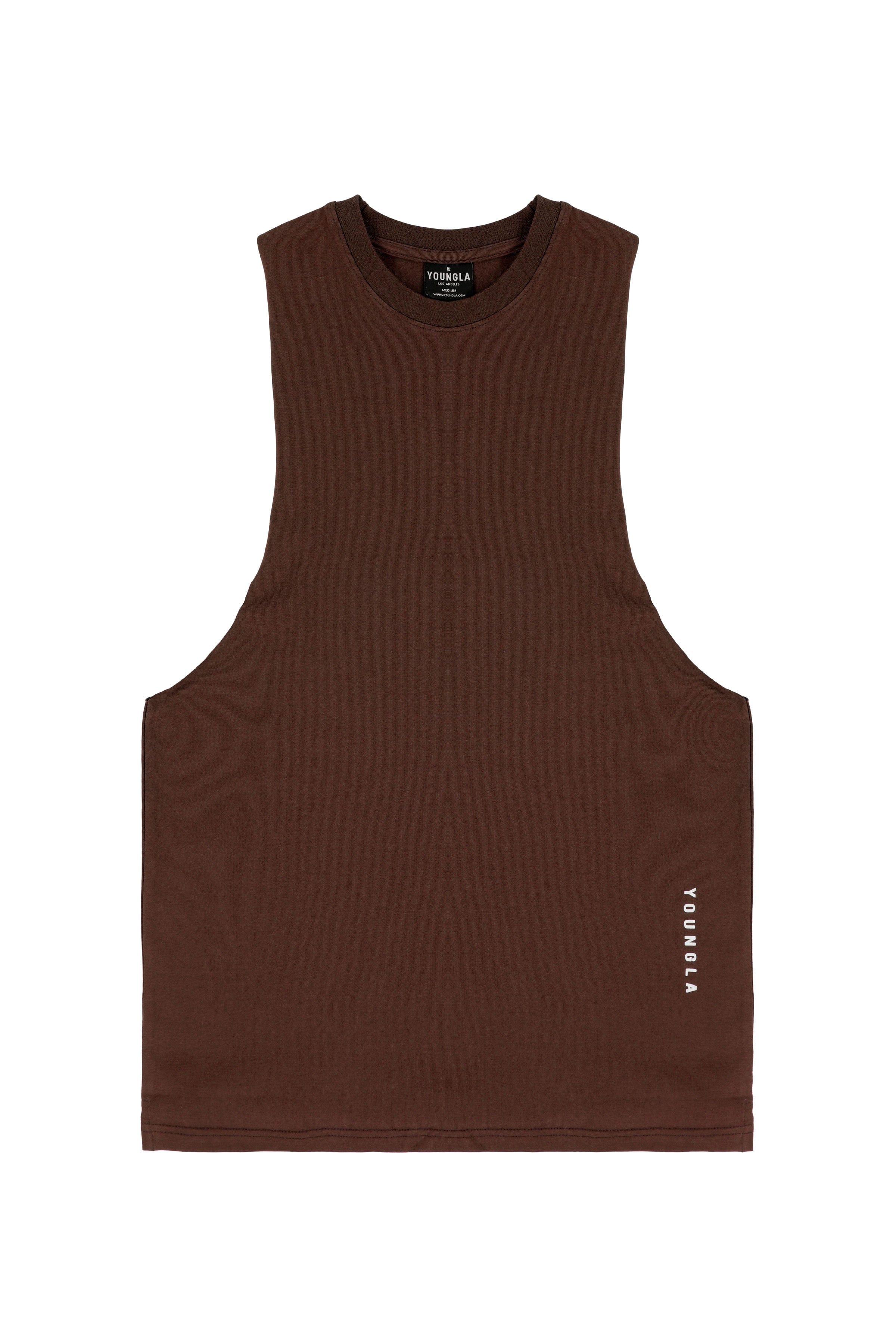 YoungLA 317 Delt Tanks Brown