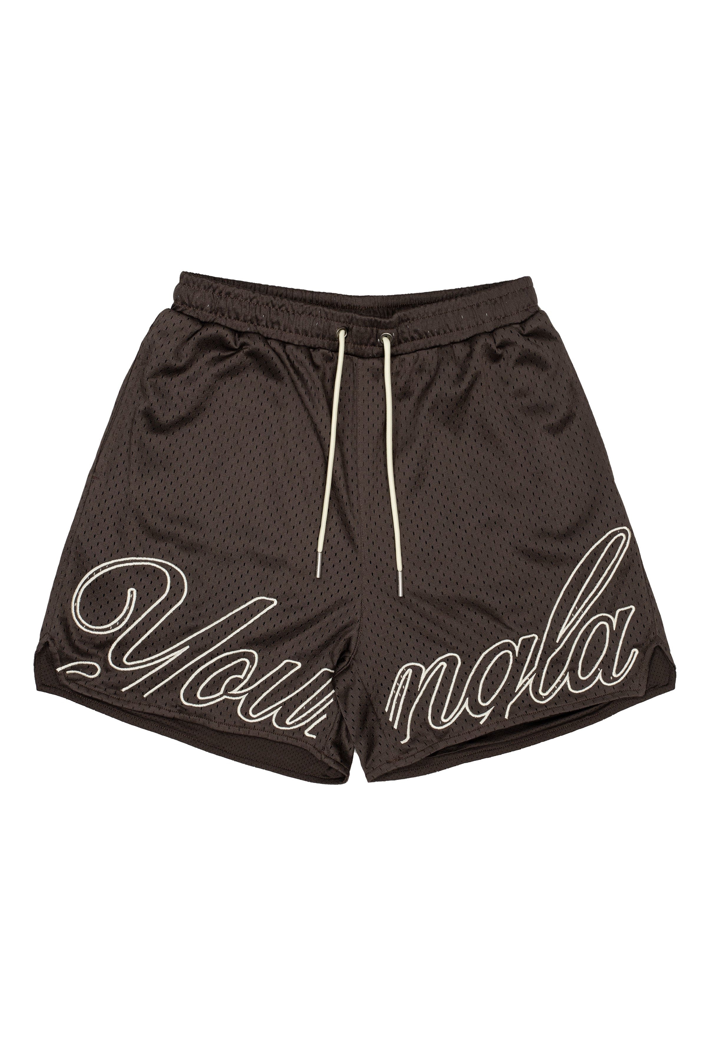 YoungLA 155 Championship Shorts Brown