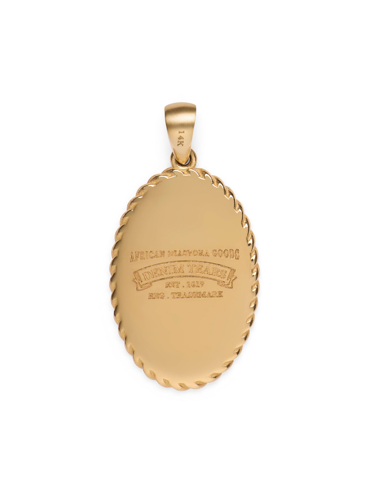 Denim Tears Black Jesus Pendant
