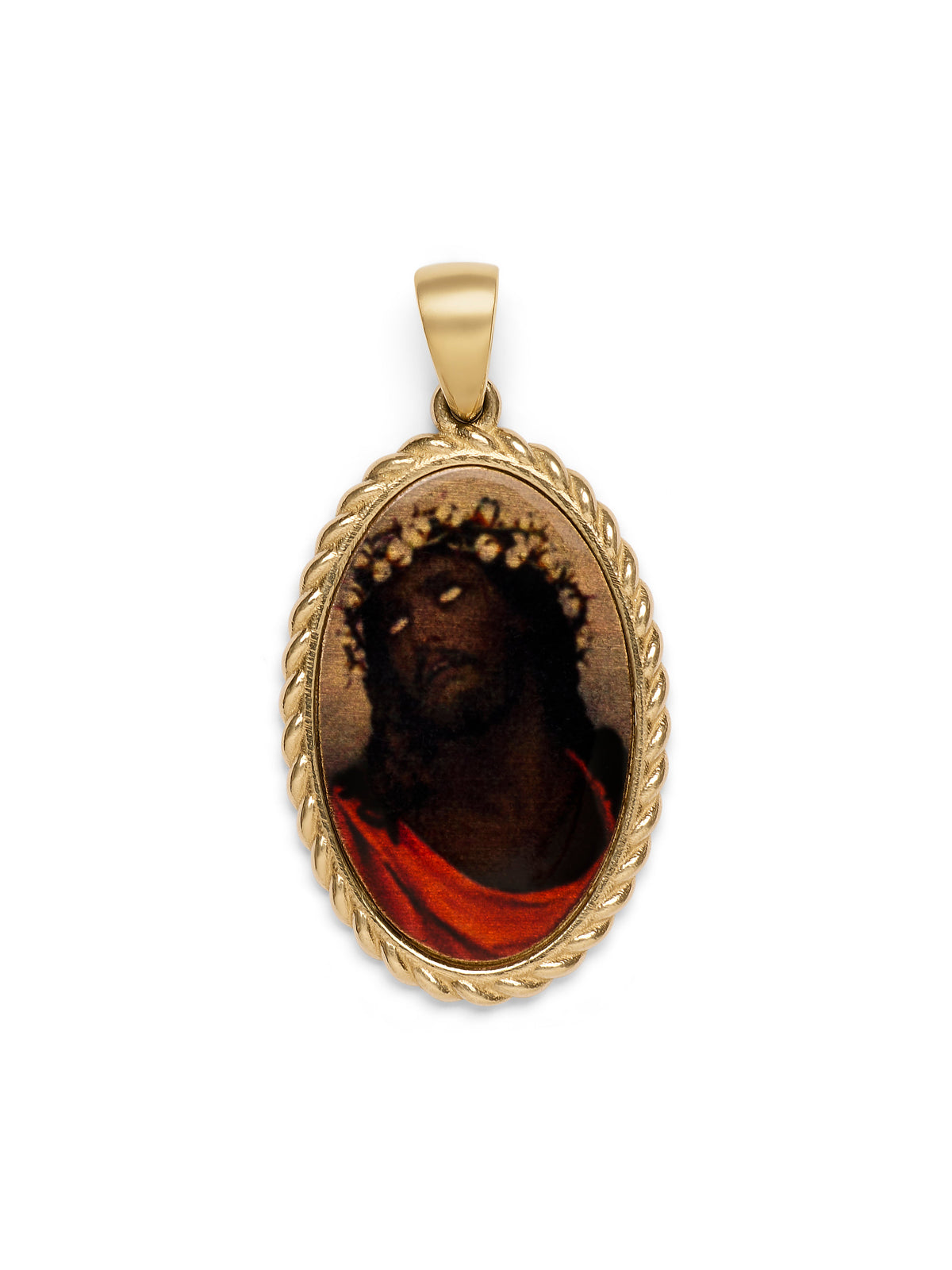 Denim Tears Black Jesus Pendant
