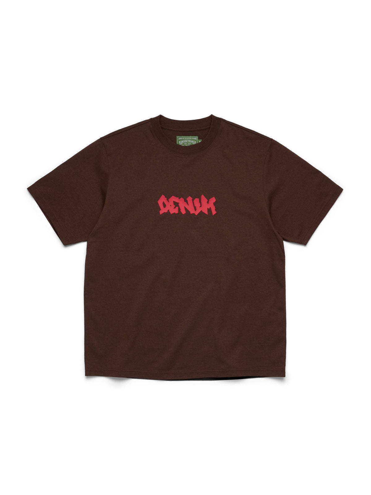 Denim Tears Handstyle Tee Brown