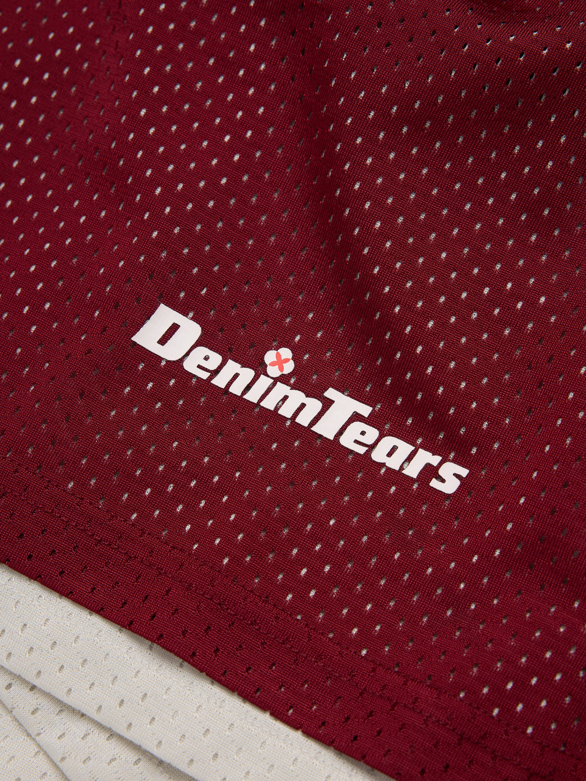 Denim Tears DT Sport Double Layer Mesh Short Red