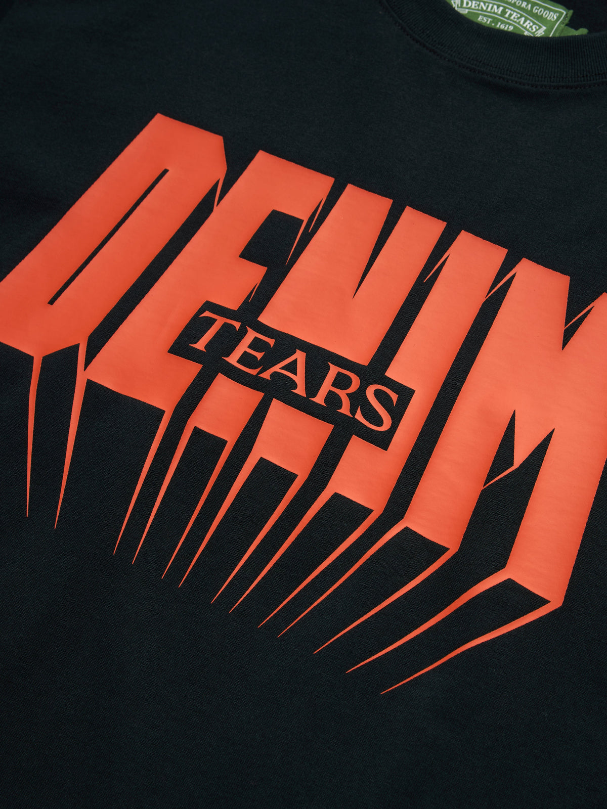 Denim Tears Time Tee Black