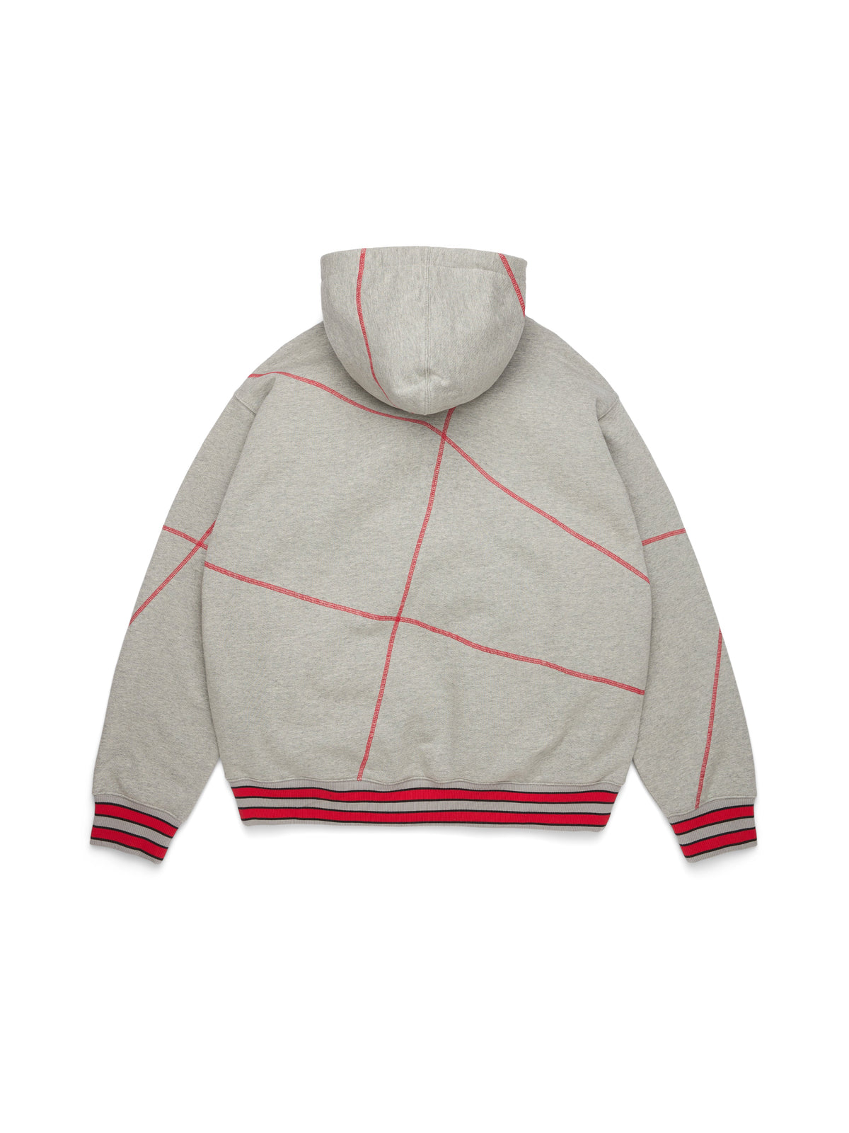 Denim Tears DT Virginia Overlock Stitch Hoodie Grey
