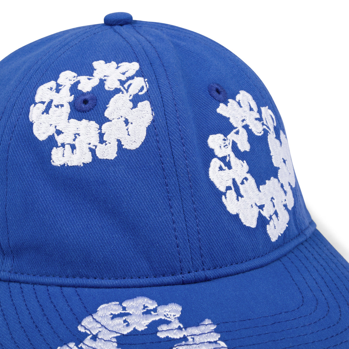 Denim Tears the Cotton Wreath Cap Blue