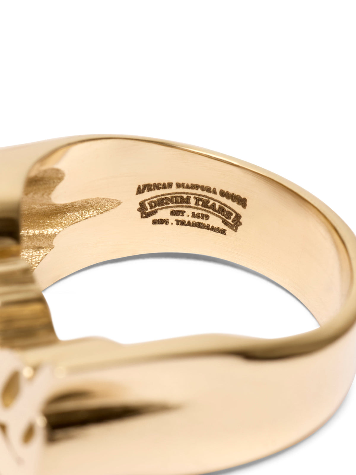 Denim Tears Dad Ring Gold