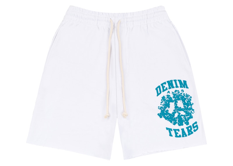 Denim Tears Denim University Sweat Shorts White