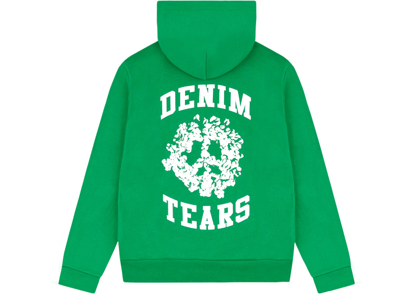 denim tears denim university zip hoodie green