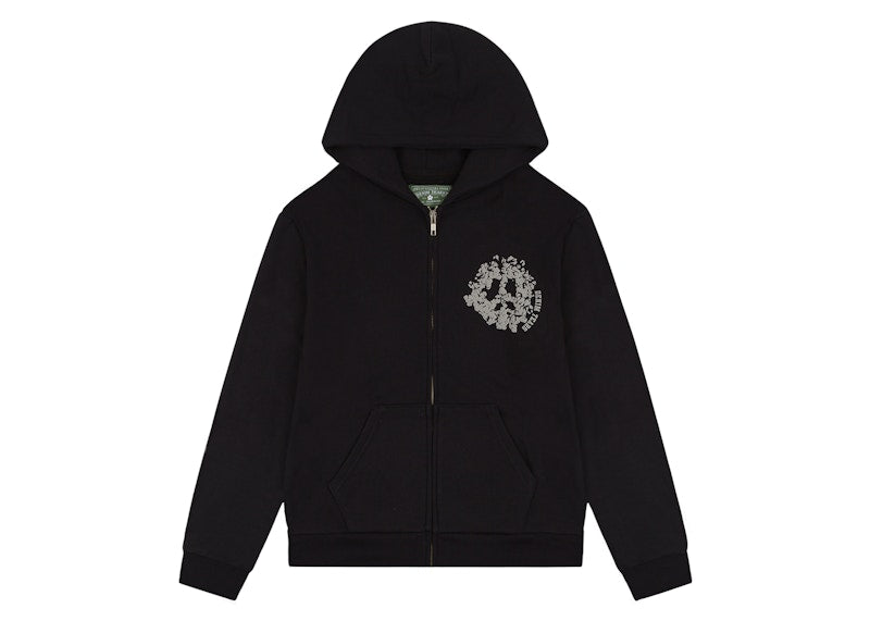 Denim Tears Denim University Zip Hoodie (Ss24) Black