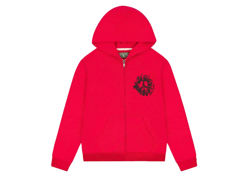 Denim Tears Denim University Zip Hoodie (Ss24) Red