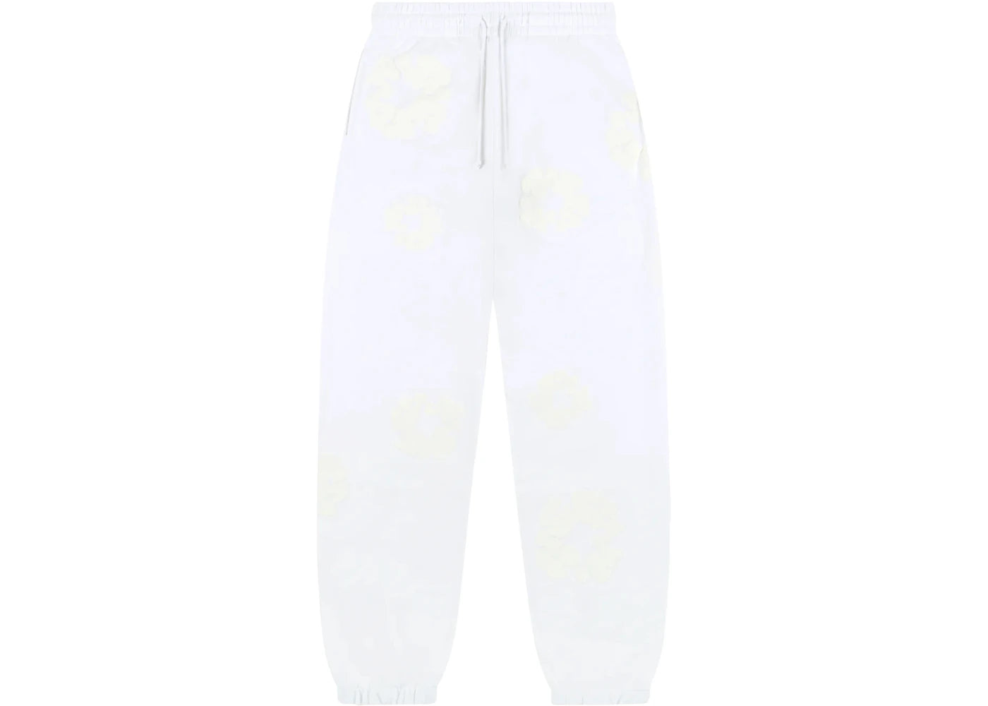 denim tears mono cotton wreath sweatpants white