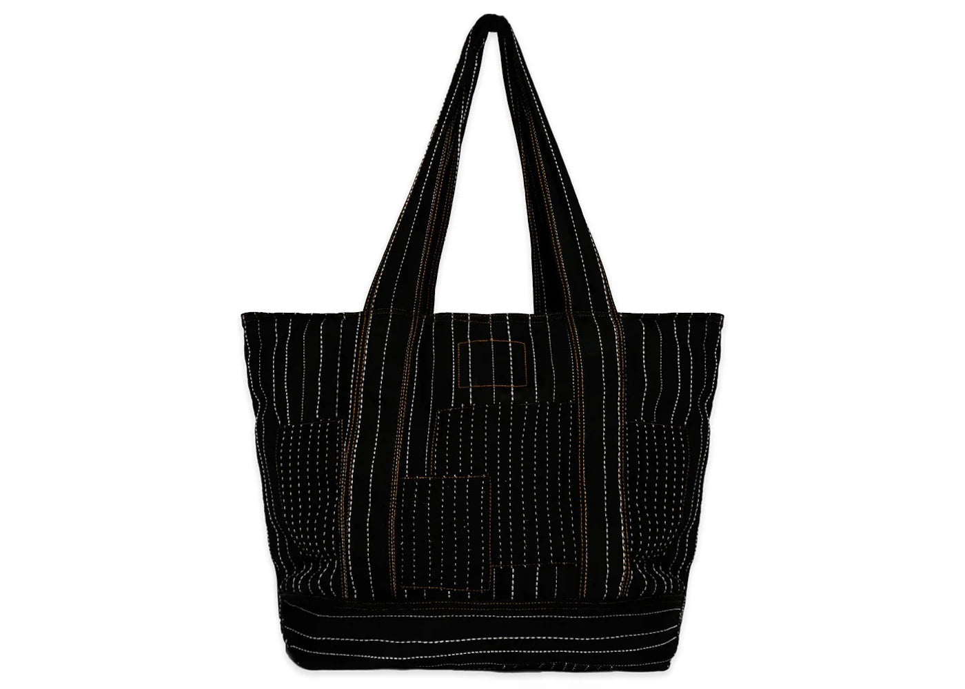 Denim Tears Peace Patchwork Tote Black
