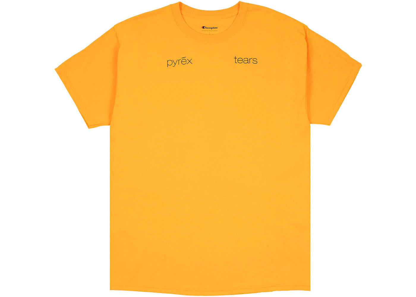 denim tears pyrex tears t-shirt yellow