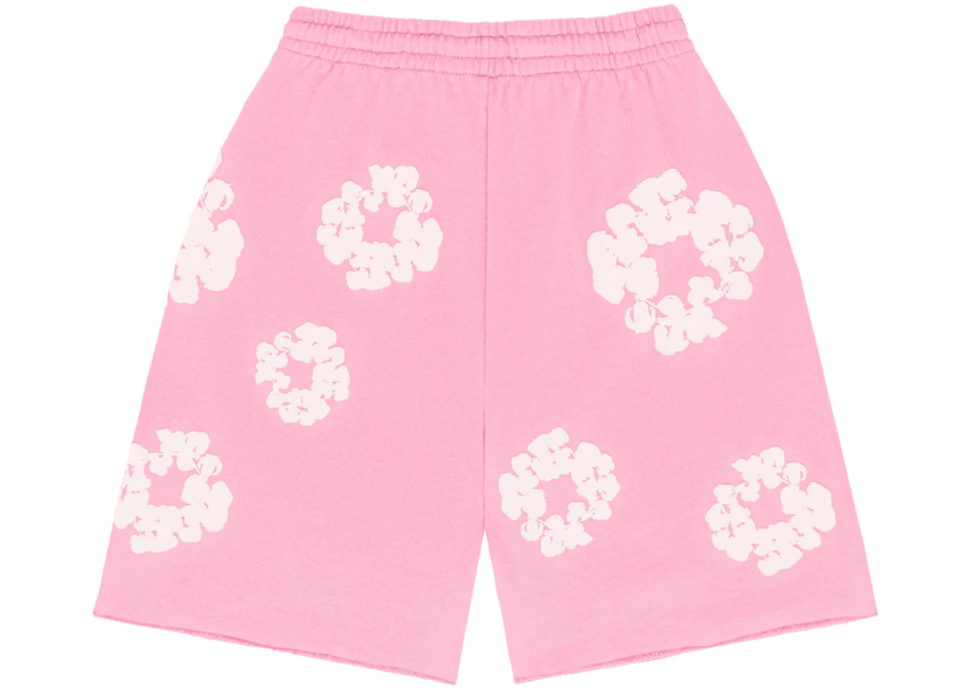 denim tears the cotton wreath shorts pink