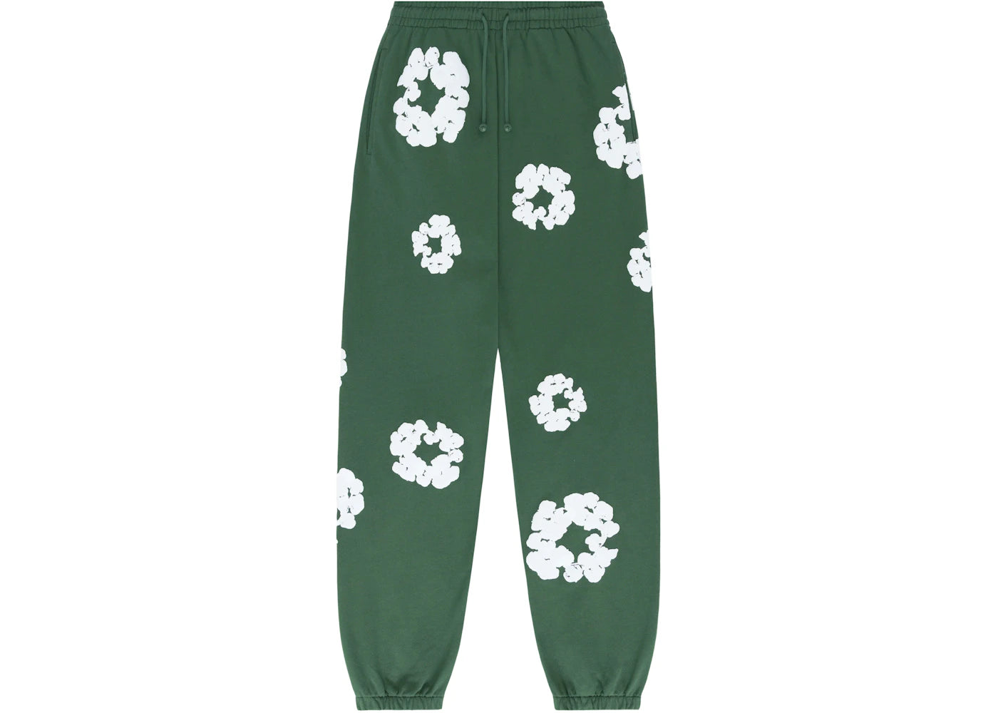 denim tears the cotton wreath sweatpants green