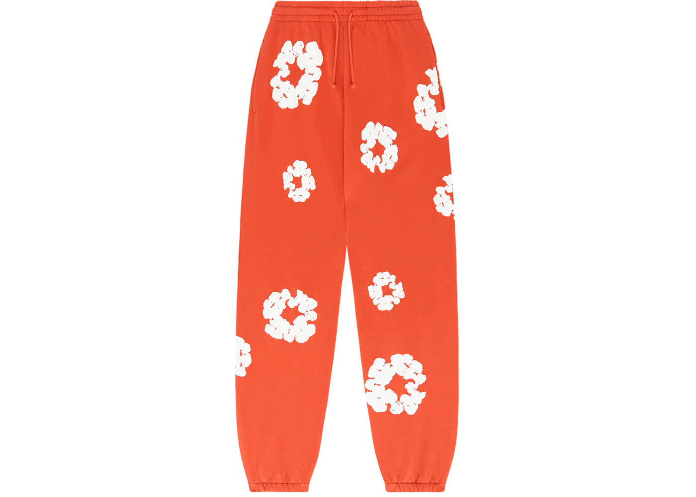 denim tears the cotton wreath sweatpants orange