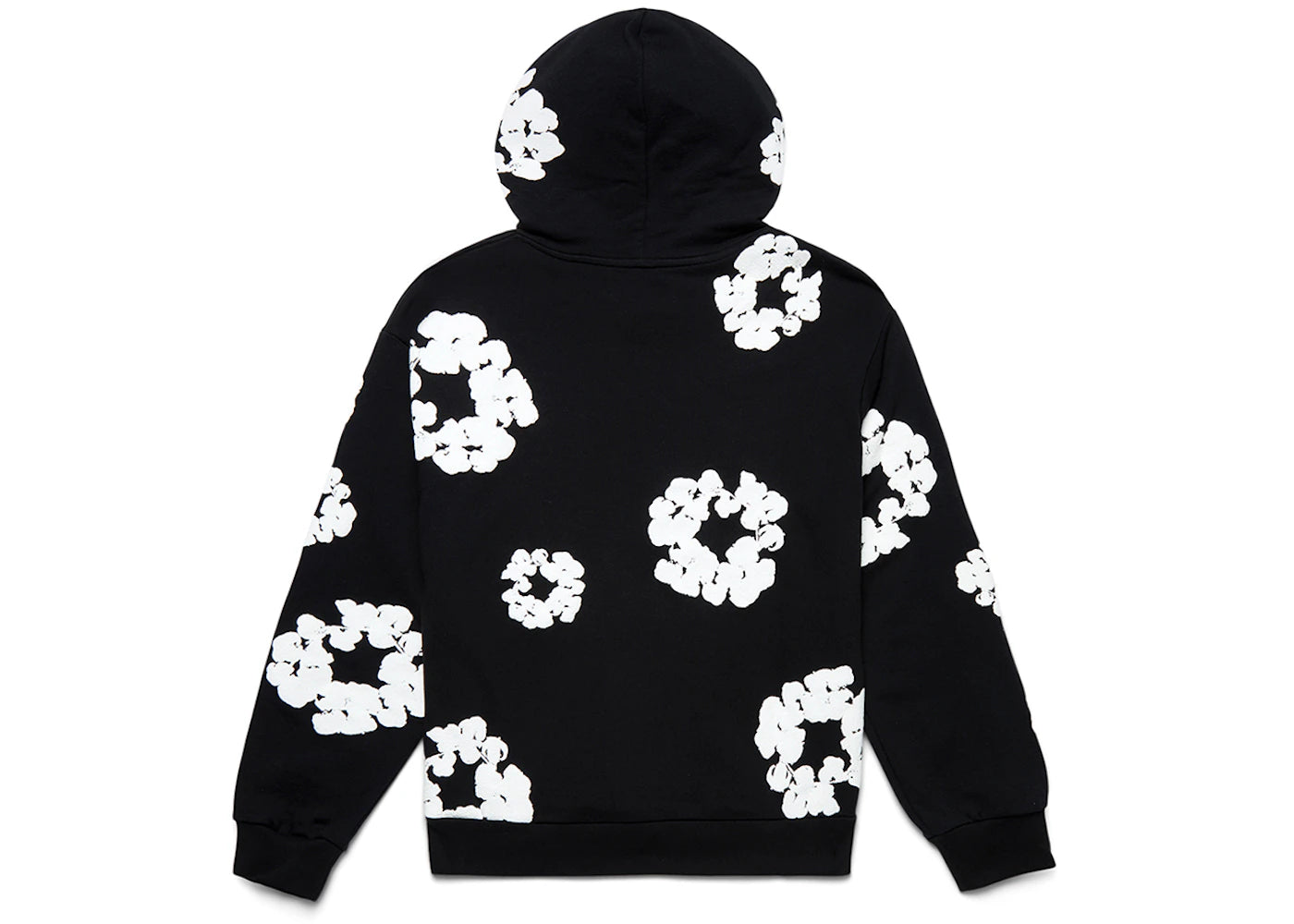 denim tears the cotton wreath sweatshirt black