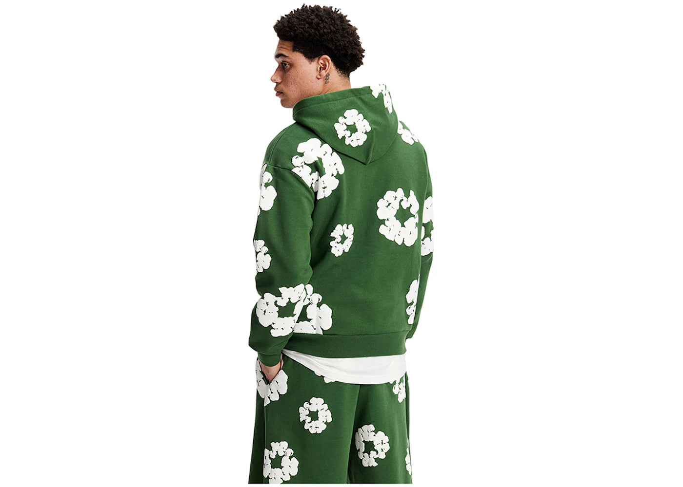 denim tears the cotton wreath sweatshirt green