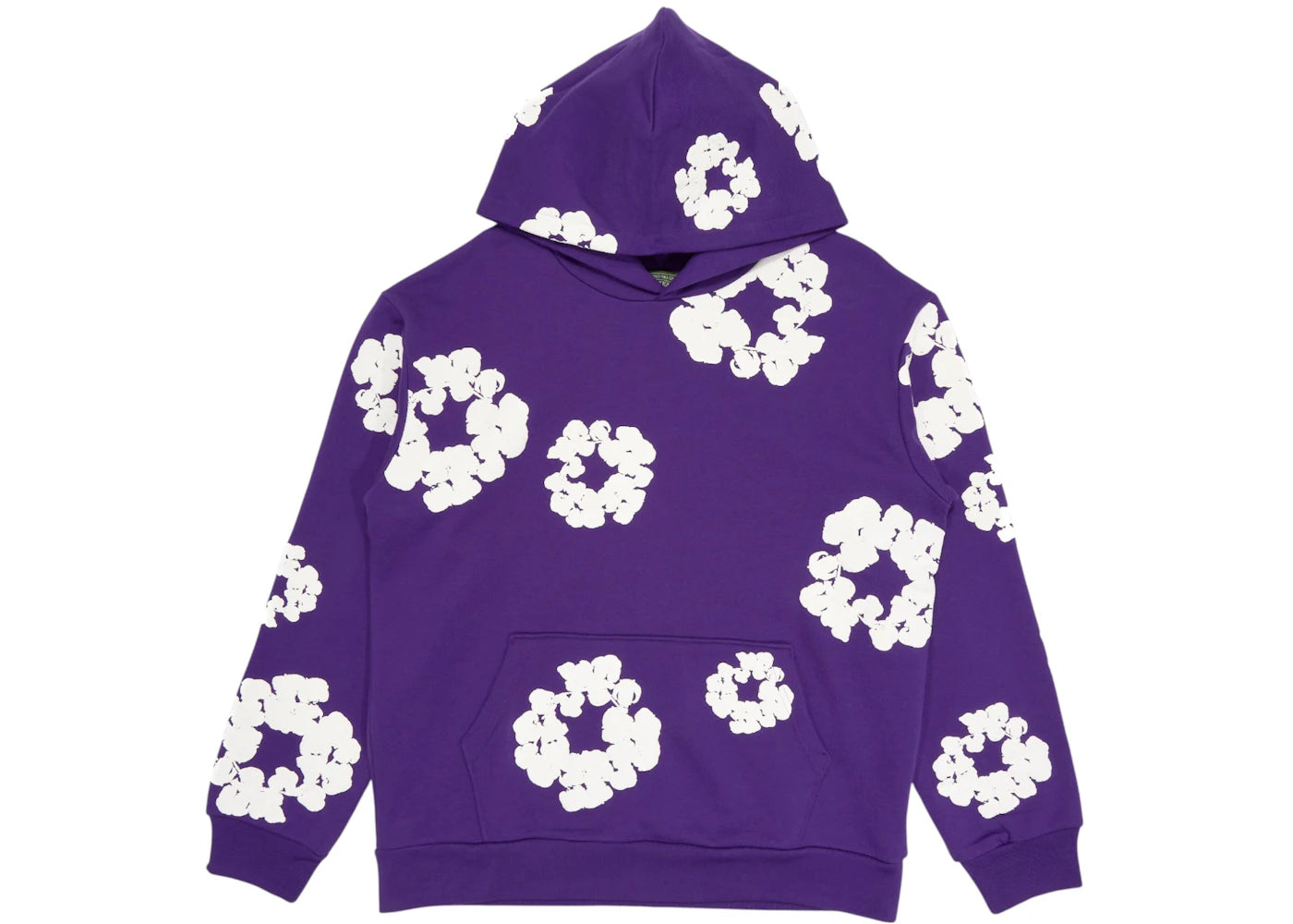 denim tears the cotton wreath sweatshirt purple