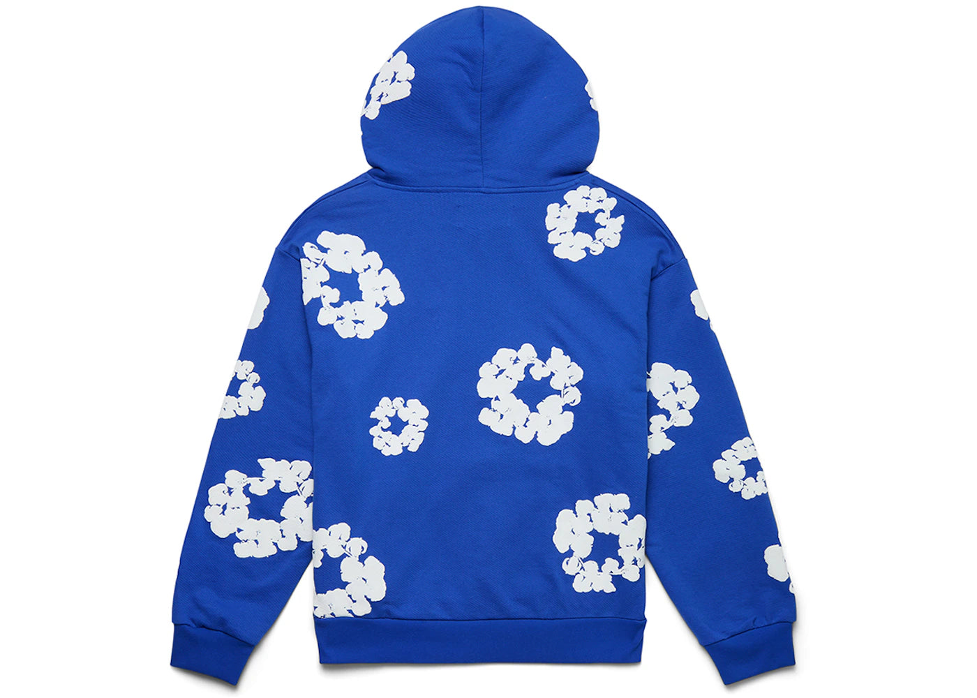 denim tears the cotton wreath sweatshirt royal blue
