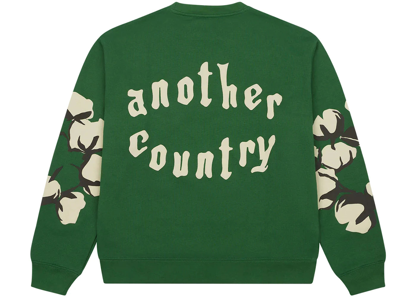 denim tears x cpfm cactus tears crewneck green