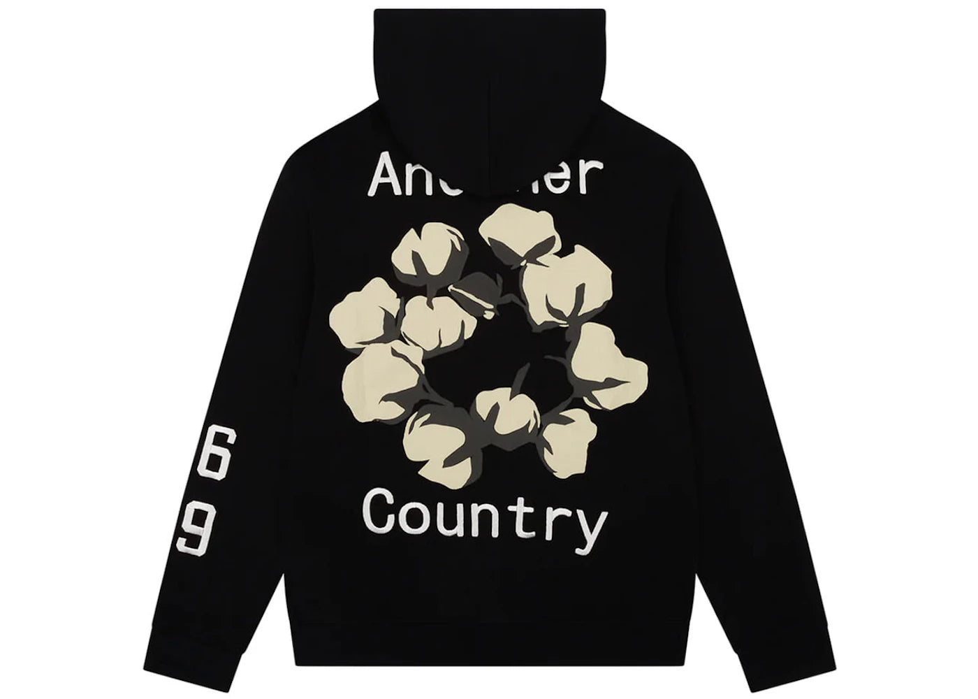 denim tears x cpfm cactus tears hoodie black