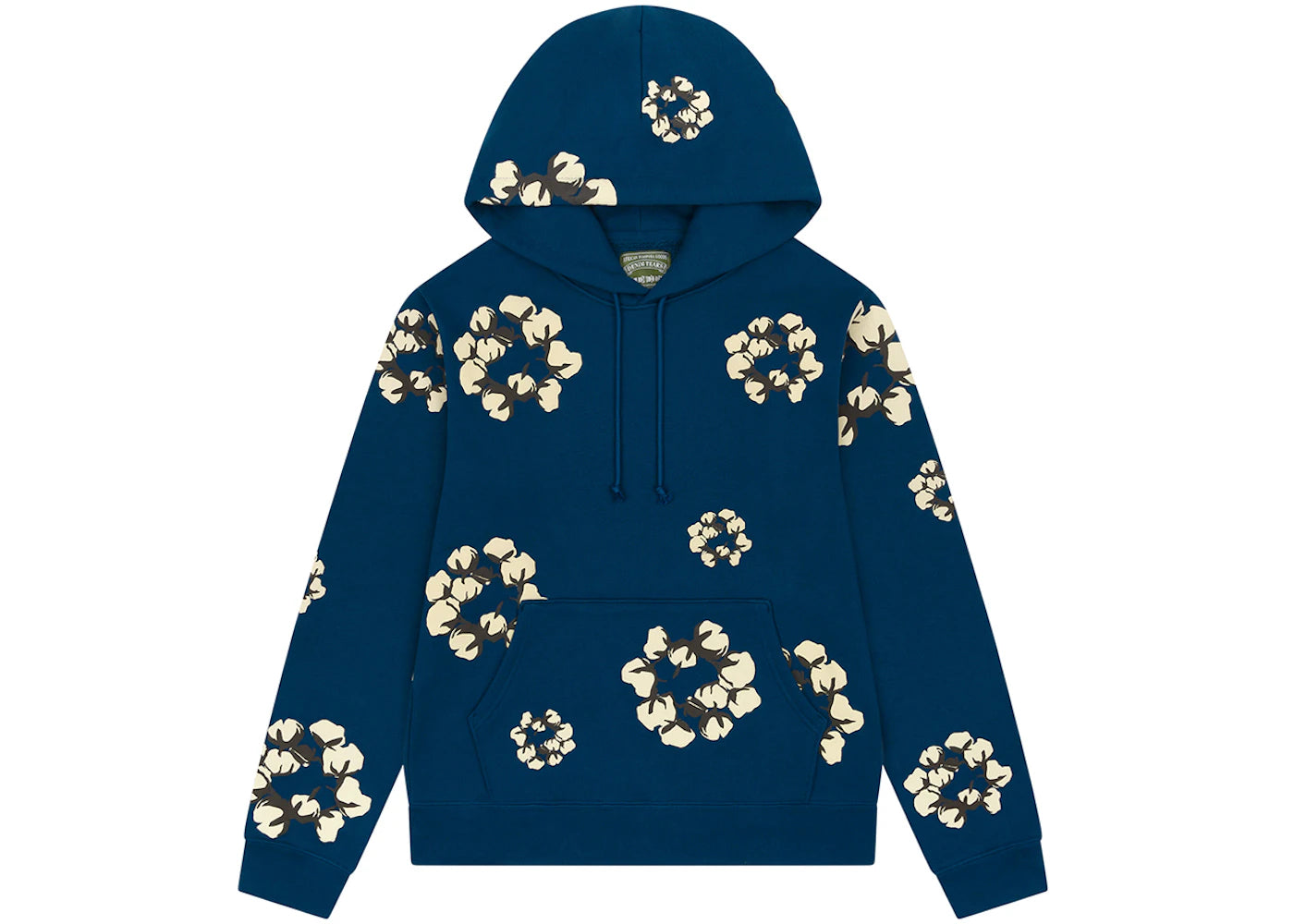 denim tears x cpfm cactus tears wreath hoodie navy