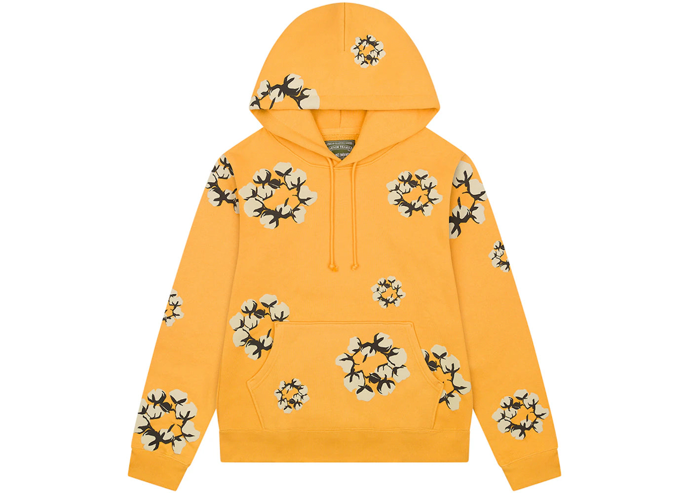 denim tears x cpfm cactus tears wreath hoodie yellow