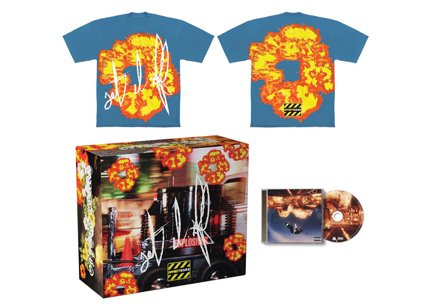 denim tears x offset set it off box set #2 multicolor