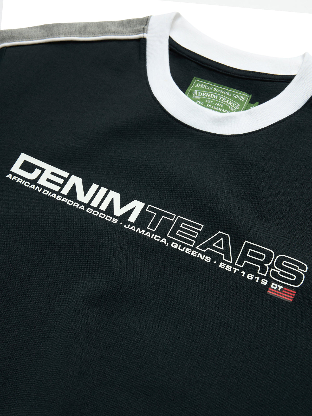 Denim Tears Paneled Tee Black