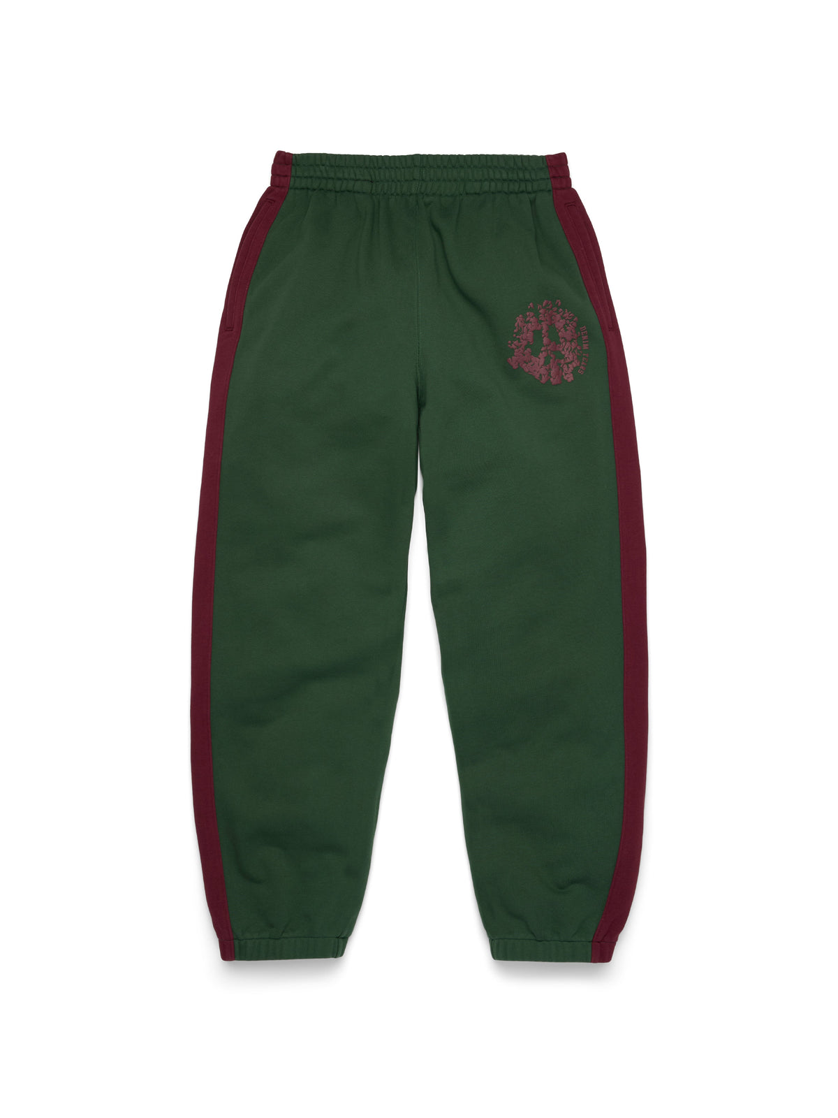 Denim U Paneled Sweatpant Green