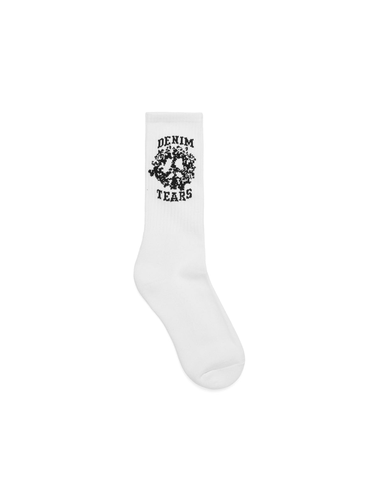 Denim U Socks White