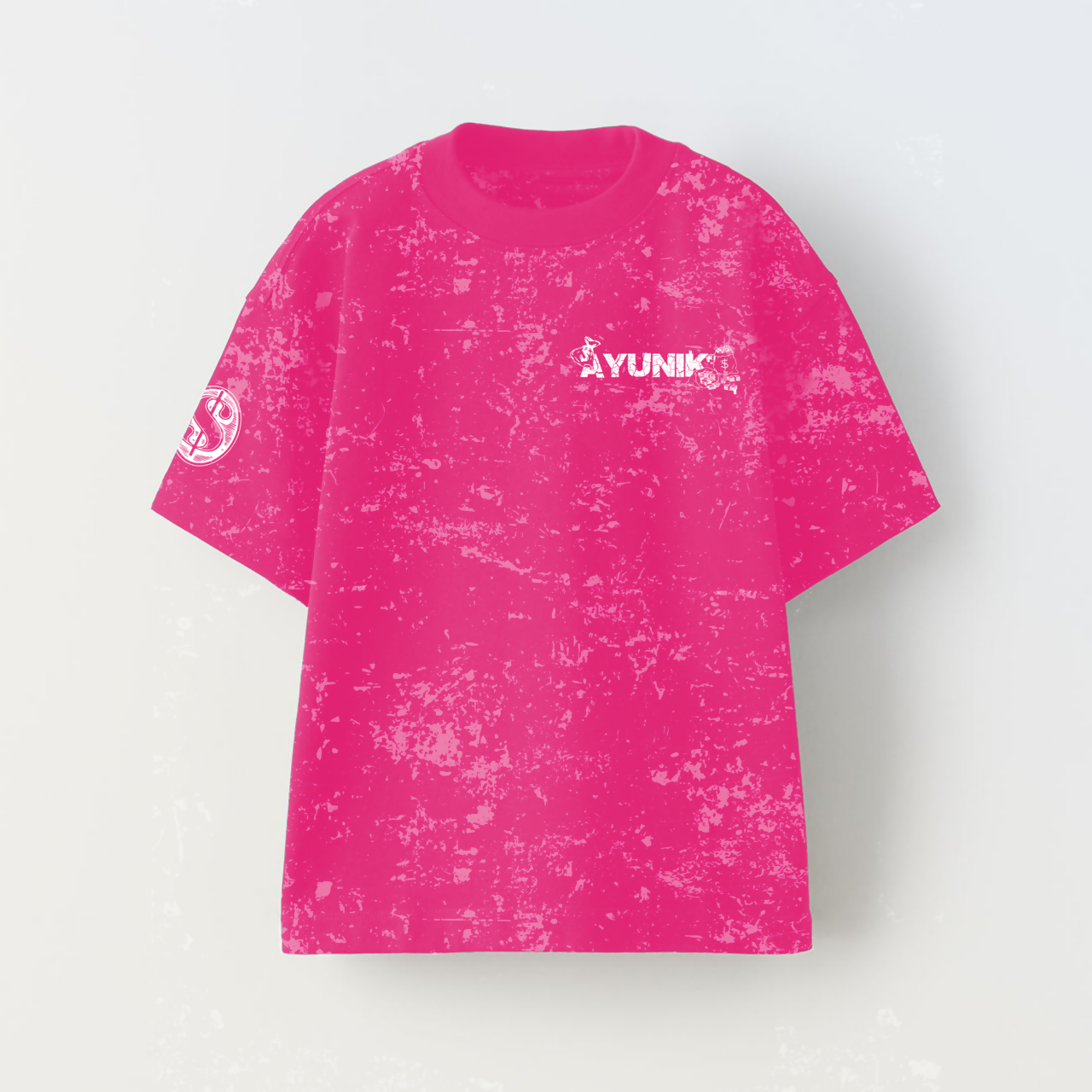 CASH CREED TEE ( HOT PINK )
