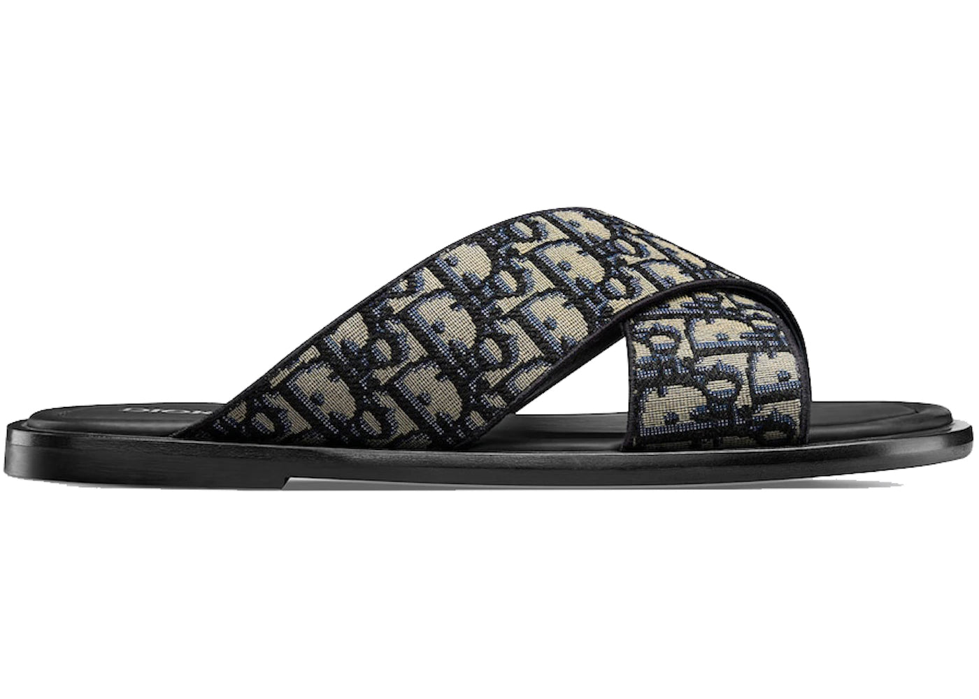 Dior Alias Sandals Blue Oblique
