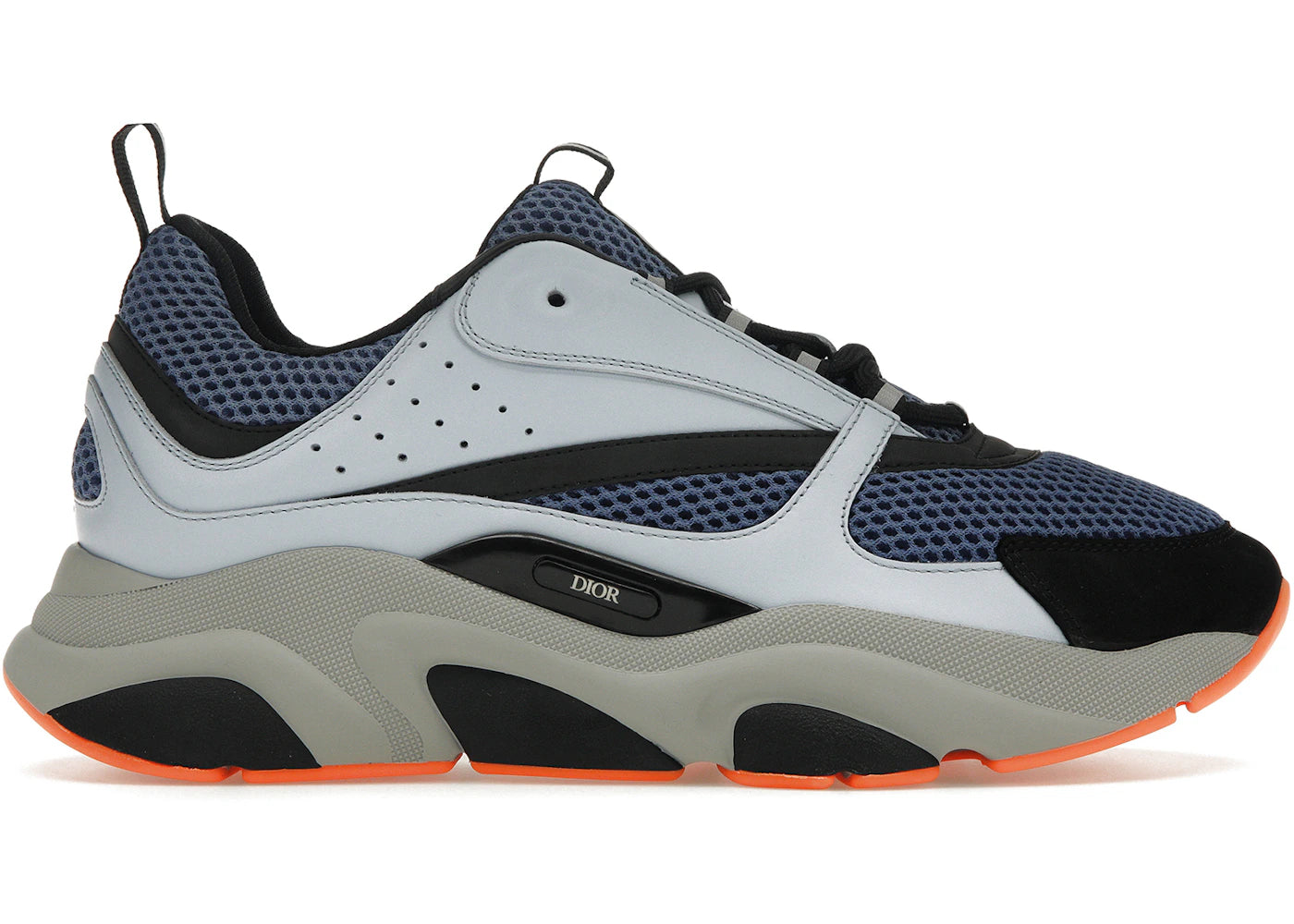 Dior B22 Blue Technical Mesh Light Blue Grey Orange UK