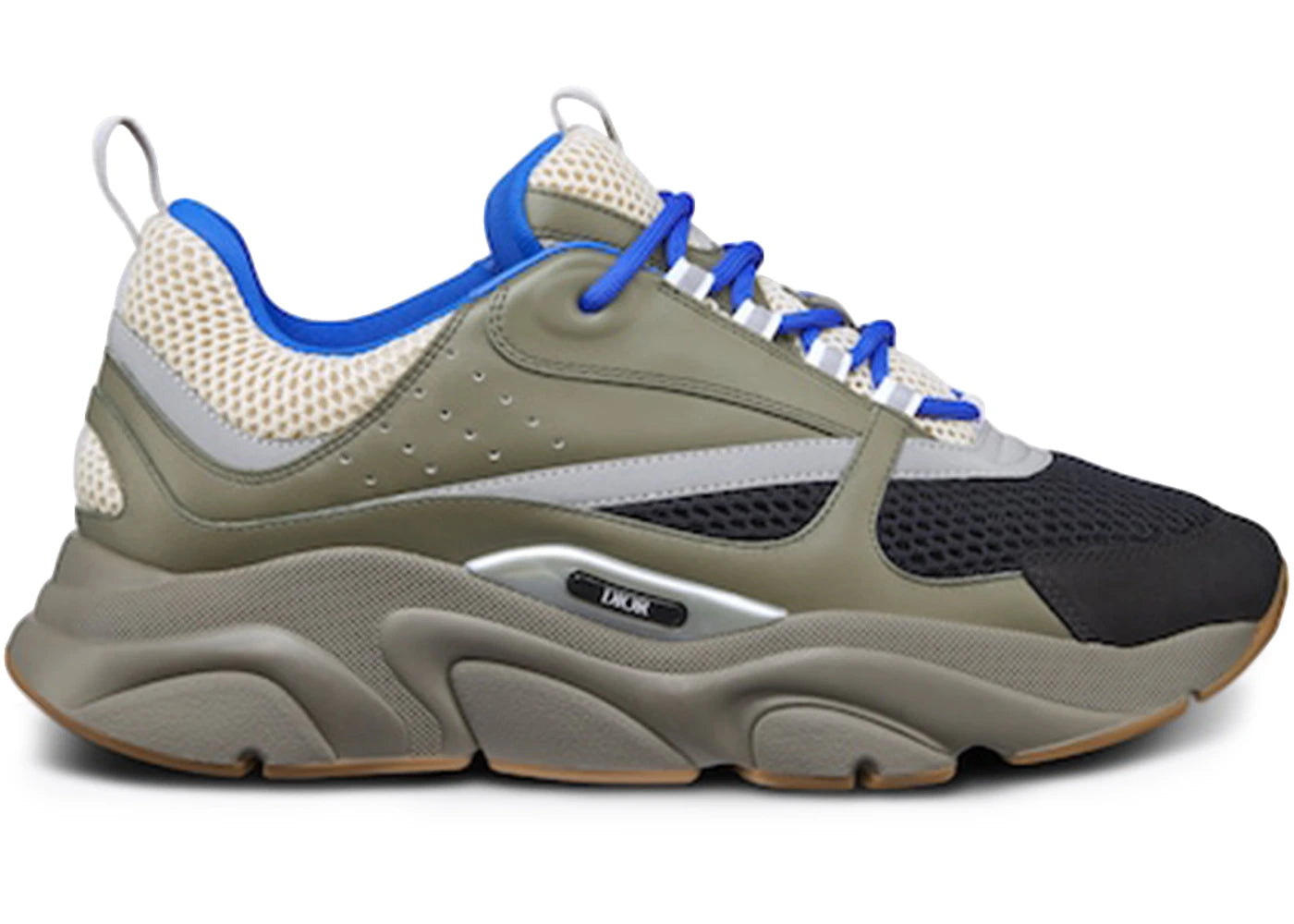 White Blue Dior Dior B22 2021 Dior Shoes Men White