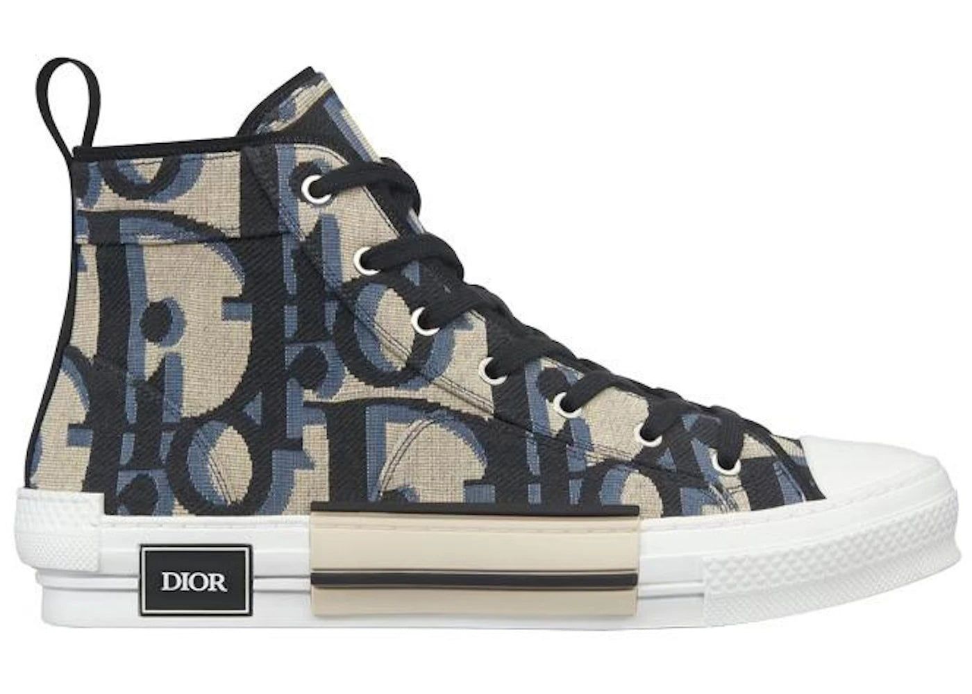 dior b23 high maxi dior oblique beige black