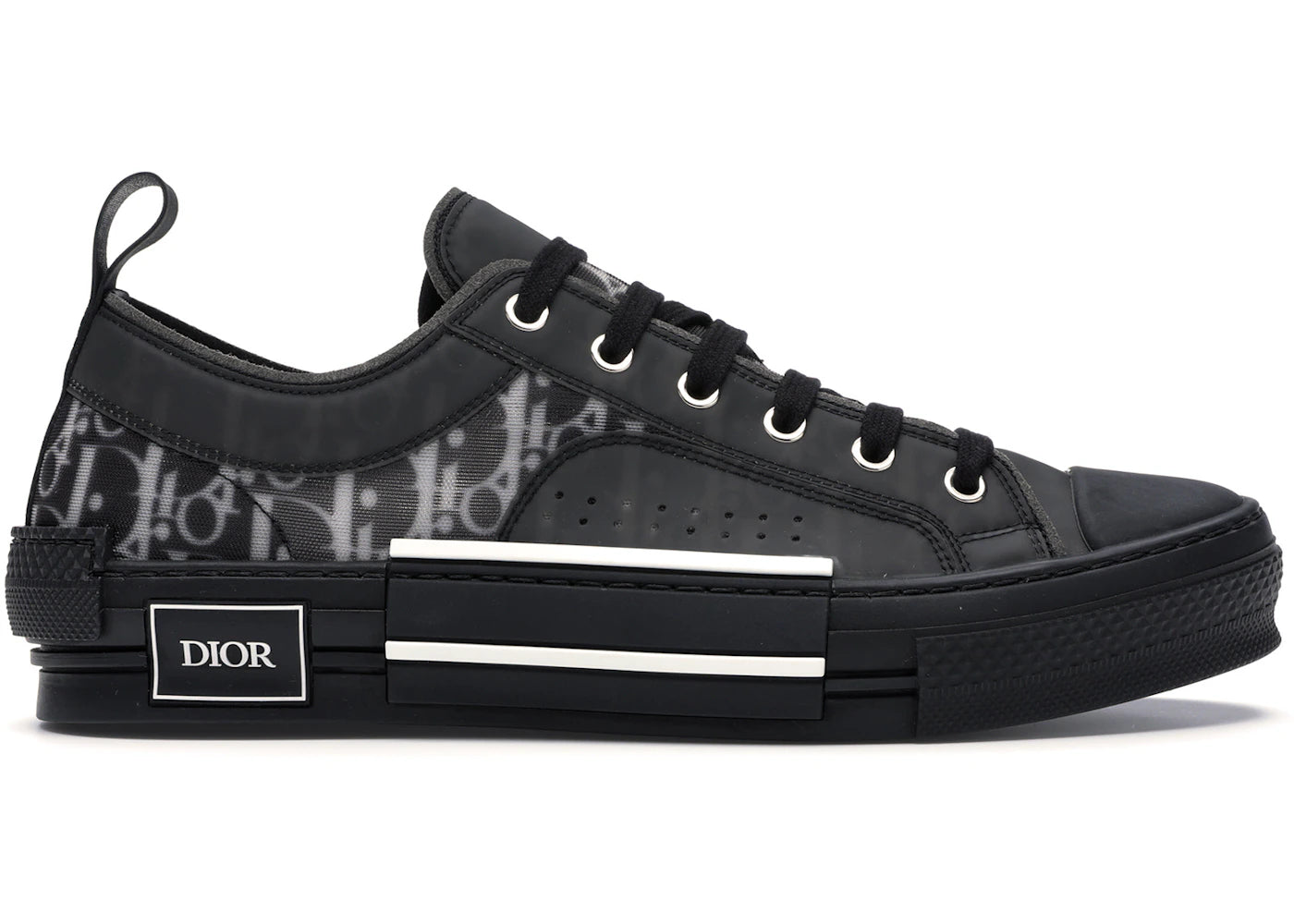 靴 Dior B23 Dior Oblique Canvas Dior B23 Low Top Canvas Oblique Black – Kicks Machine